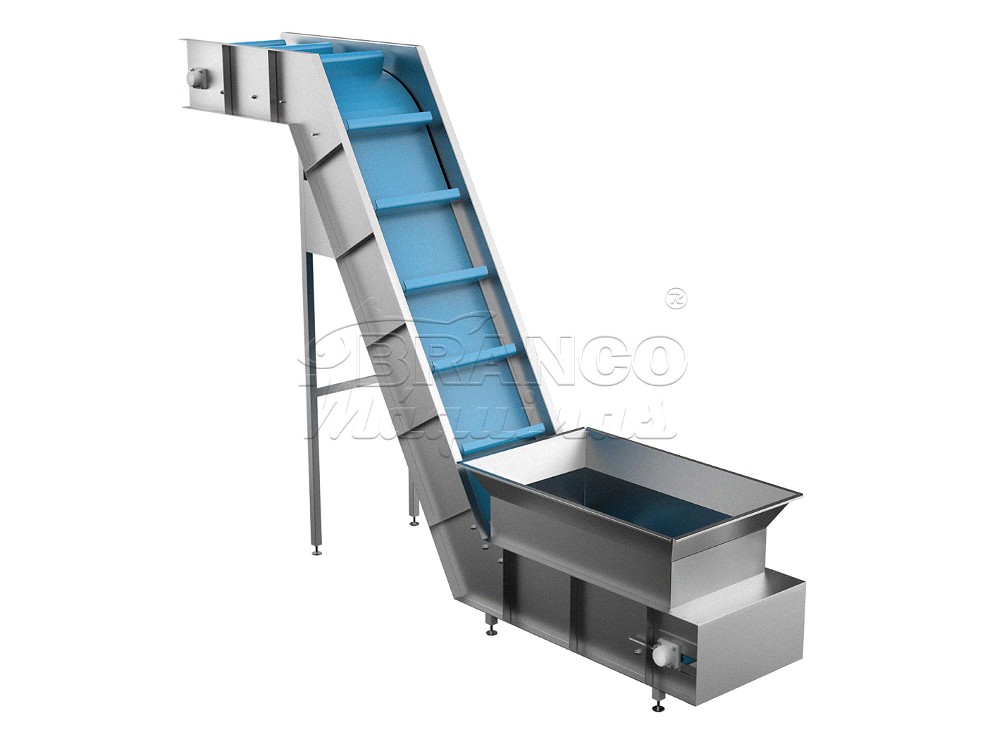 Conveyor Feeding Lift Conveyor - Fish Scaler 1250 New