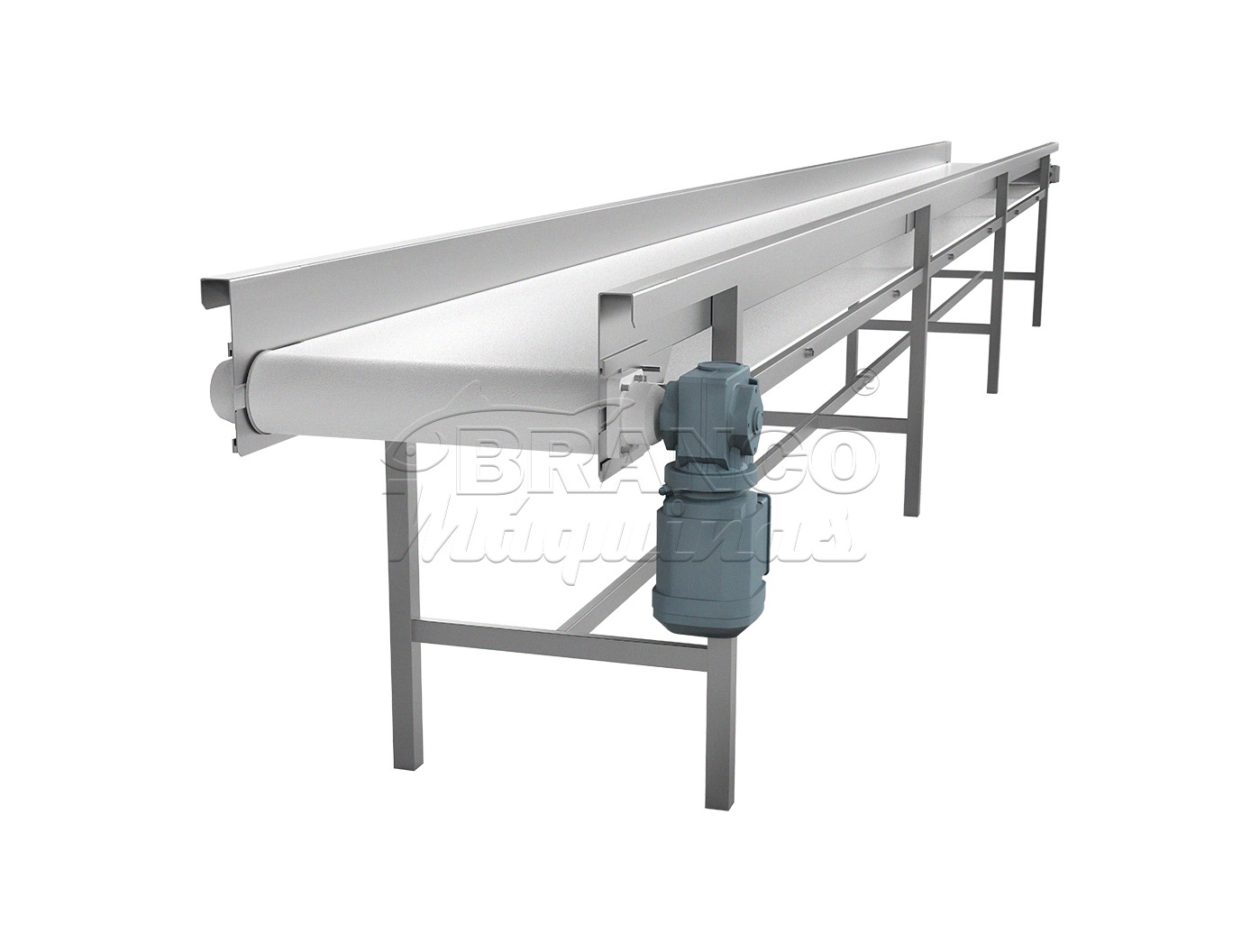 Modular Smooth Conveyor PU Fish Conveyor